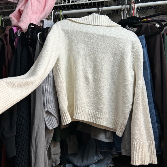 A&F Textural Notch-Neck Sweater - Picture 5 of 5